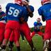 Ypsilanti freshman quarterback Marquis Smith snaps the ball at a Willow Run football practice on Sept. 24. Daniel Brenner I AnnArbor.com